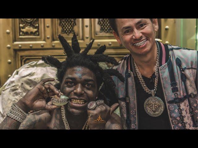 “Supergremlin” Kodak Black Replaces His Gold Teeth With Rare Diamond Cut Grillz at Johnny Dang's!