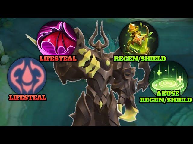 FINALLY!! URANUS NEW HIGH HEAL BUILD 2024 IS HERE!! (CRAZY HEAL) PLEAS TRY - Mobile Legends