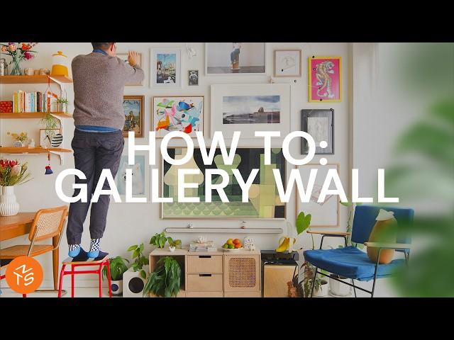 NEVER TOO SMALL: How to Create a Gallery Wall