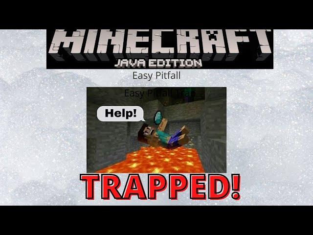 Minecraft - Simple Pitfall Trap