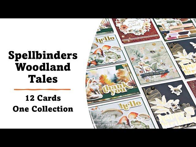 Spellbinders | Woodland Tales | 12 Cards 1 Collection