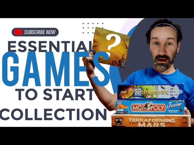 10 Board games to start your collection. Beginer Essentials.