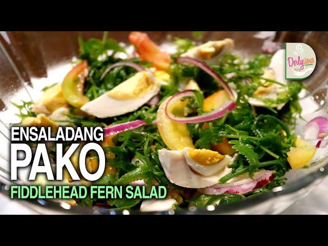 HOW TO MAKE PAKO SALAD | FIDDLEHEAD FERN SALAD | ENSALADANG PAKO | SALAD RECIPE