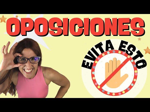 ¿Cómo aprobar las oposiciones de magisterio? [️evita esto️]