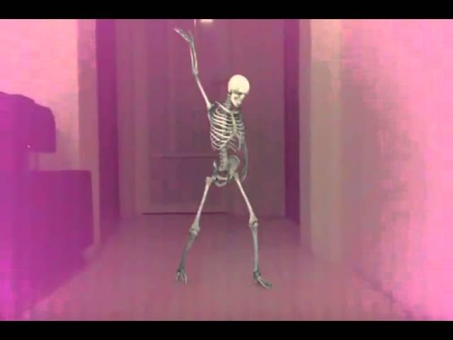 Dancing skeleton by daniyal