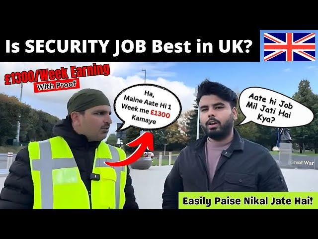 Make [£1300/Week in SECURITY JOB] in the UK: Best jobs for International Student & Dependents!