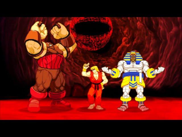 Marvel VS Capcom 2 - Anakaris/Ken/Juggernaut - Expert Difficulty Playthrough