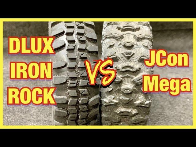 JConcepts Megalithic vs DLUX Iron Rock Tires