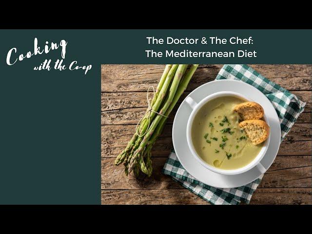 Dr. and the Chef asparagus soup and radish salad