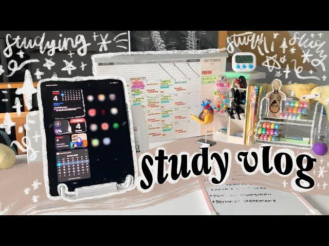 another productive study vlog ️