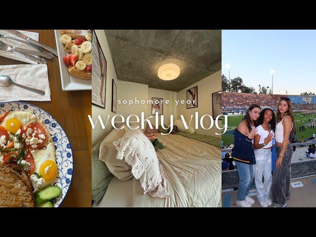 UCLA apartment tour + off-weekend as a student-athlete