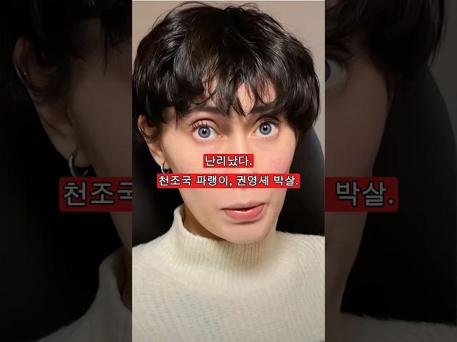 난리났다. 천조국 파랭이, 권영세 박살
