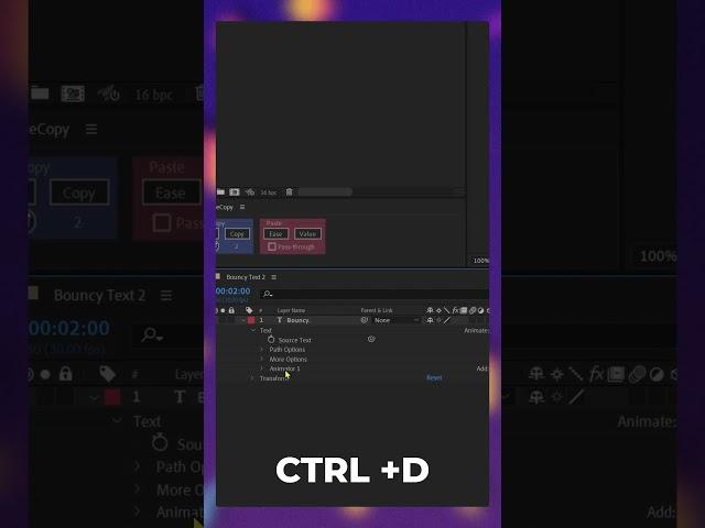 Animate Bouncy Text in After Effects #aftereffectstutorial #animationtutorial #aftereffects