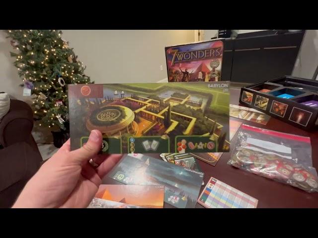 7 Wonders Board Game BASE GAME (New Edition) for Family | Civilization and Strategy Board Game