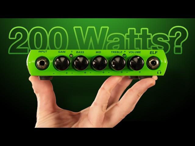 Palm-Sized 200 Watt Bass Amp; How Does It Sound?