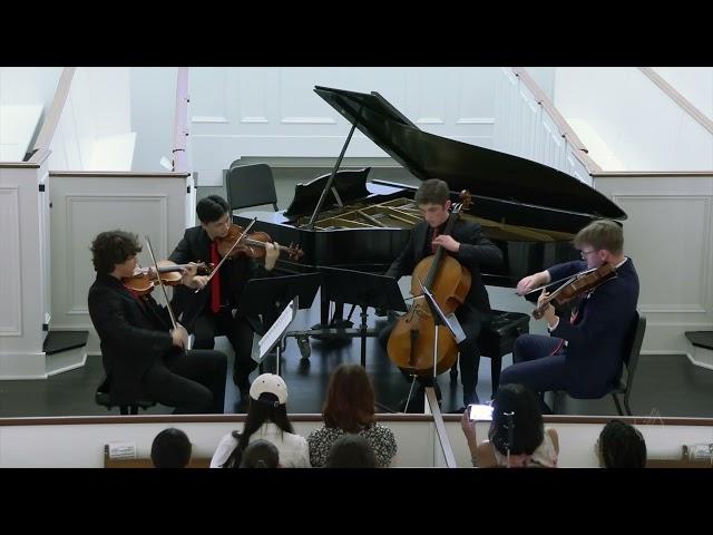 Mendelssohn String Quartet in F minor - Neal Eisfeldt, Yiguo Zhang, Simon Updegraff, Robert Bruce