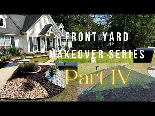 Front Yard Makeover Series Part IV|Stepping Stone Walkway|Garden Bed Landscape