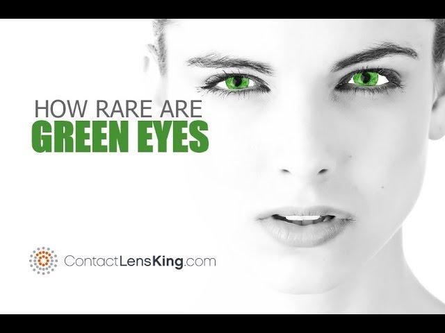 Green Eyes, How Rare Are They?