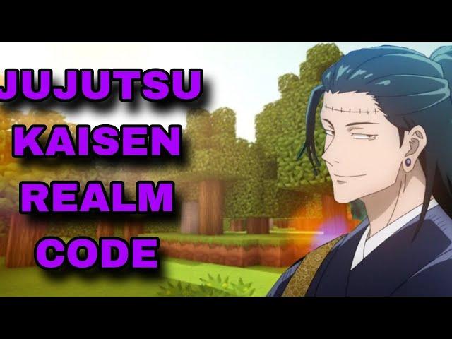 *WORKING* BEST JUJUTSU KAISEN REALM CODE FOR MINECRAFT BEDROCK EDITION!