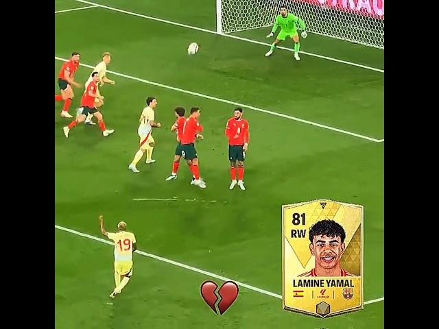 Lamine  Free kick  #eafc24 #shorts#eafifa#fifamobile#fifa23#fcmobile24#fifa22#fifa21#easports