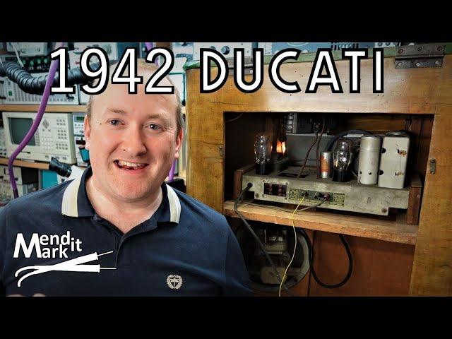 1942 Ducati Radiogram Repair (Part 1)