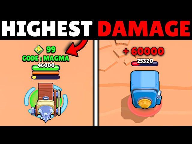 Highest possible Damage With New Brawler Moe  #spongebob