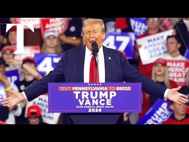 LIVE: Donald Trump hosts MAGA rally in Pennsylvania