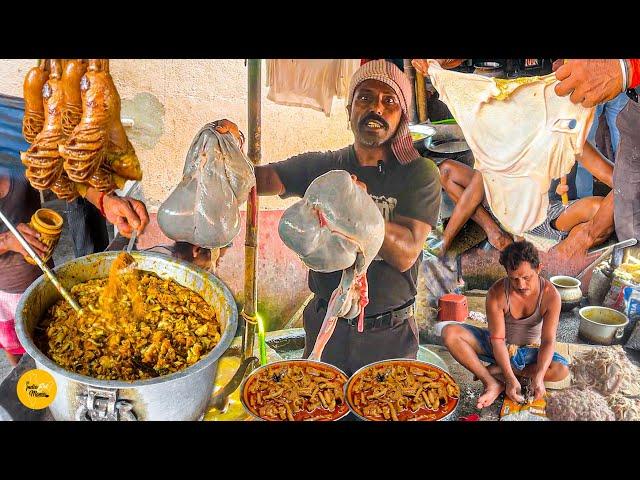 Dumka Most Viral Jharkhandi Style Unlimited Mutton Bhoti Bhat Making Rs. 60 Only l Dumka Street Food