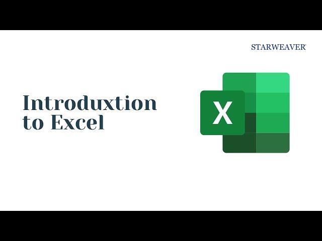 Beginners Guide to Excel - Excel Tutorial and Courses - Starweaver