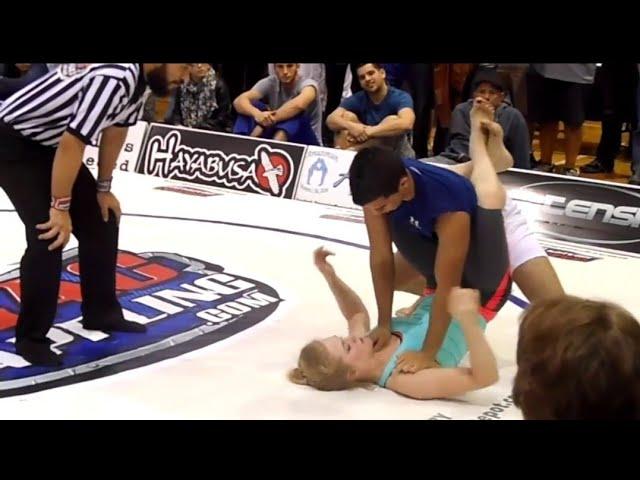 MMa fight mixed - powerfull girl - hot scenes