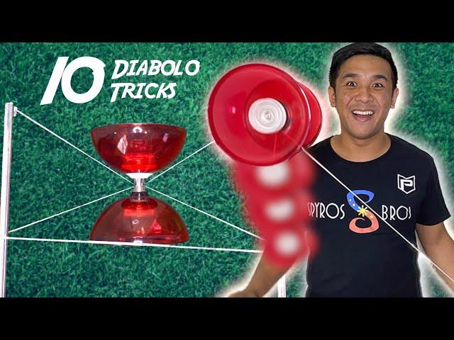 Learn 10 Diabolo Tricks in 5 Minutes (Beginners) | Diabolo Tutorial #1