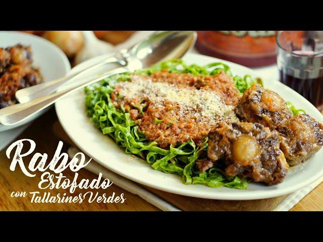 Oxtail Ragu with Green Tagliatelle