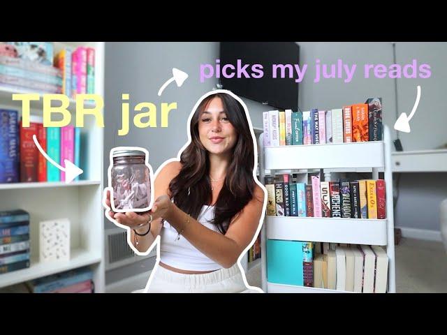 TBR jar prompts pick my reads for July! 🫙