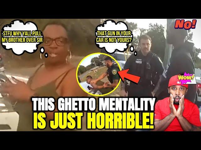 Stereotypical Black Woman Thinks She's Entitled To Interrupts Cops Traffic Stop Without Consequences