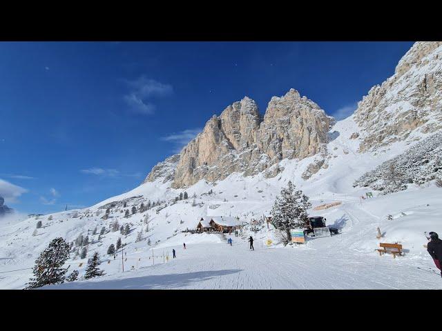 Ski fahren - Sellronda green - Val Gardena - Januar 2023