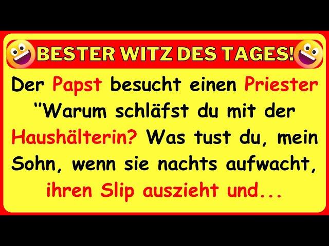  BESTER WITZ DES TAGES! Der Papst erwischt einen Priester, der mit seiner Haushälterin schläft...