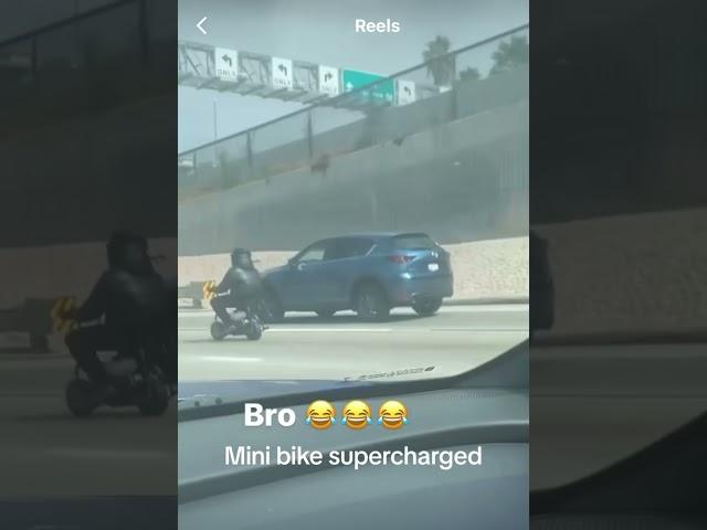 Bro is flying #minibike #engine #highway #motovox #bikelife #billet #built