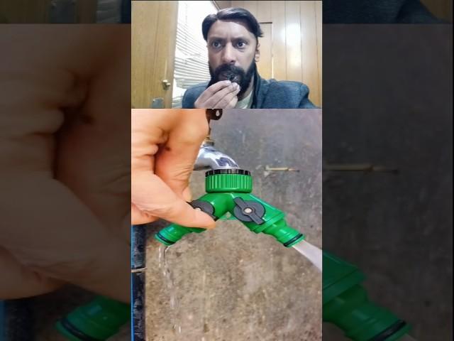 Dual Water Flow Connect Both Sides with This Two-Way Valve Socket #shorts