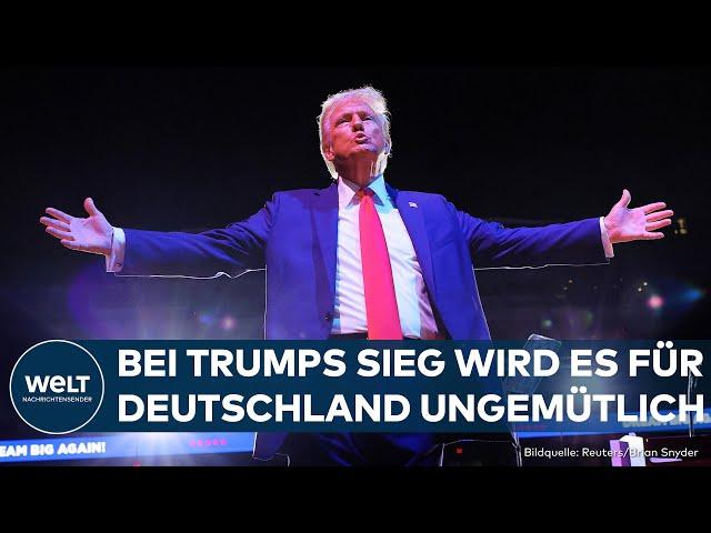 US-WAHL: Was würde Trumps Sieg für Deutschland bedeuten? Bundesregierung sei nicht vorbereitet!