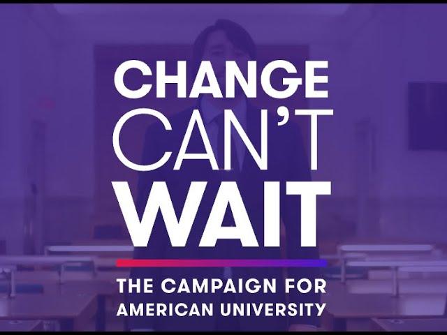 Change Can't Wait - AUWCL Campaign