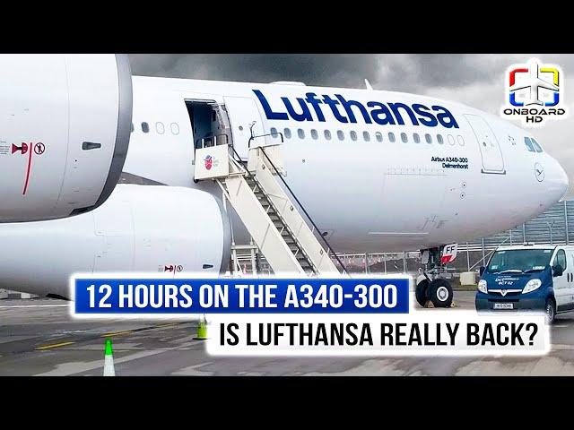 TRIP REPORT | First Time on Lufthansa A340 | Frankfurt to Los Angeles | Lufthansa Airbus A340-300