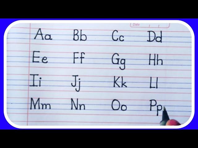 abcd writing/abcdefg/Alphabet/Alphabets in English/how to write alphabets/Capital and small letters