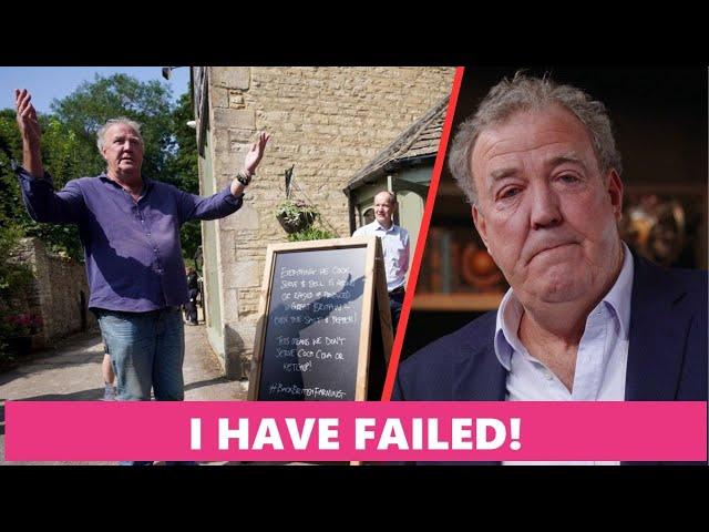 Jeremy Clarkson accepted his failure within two weeks of his Pub Opening