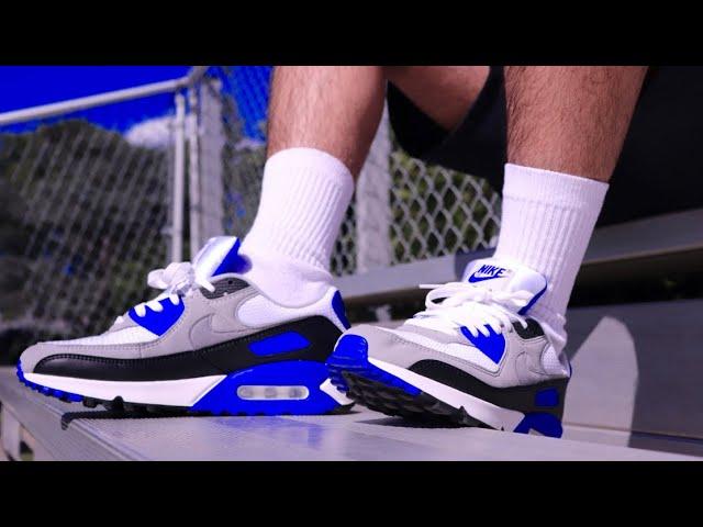 NIKE AIR MAX 90  "HYPER ROYAL " REVIEW + ON FEET