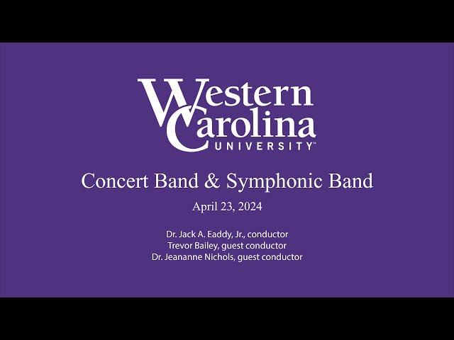 WCU School of Music - Concert Band & Symphonic Band