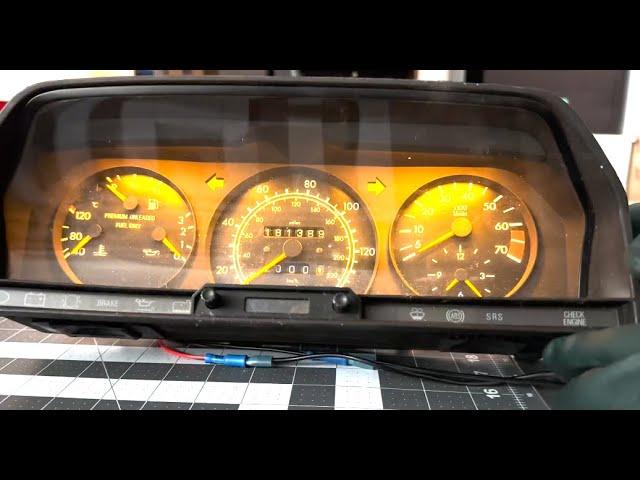 New Generation L.E.D. Dash Lights for your W123 W126 and W201Mercedes