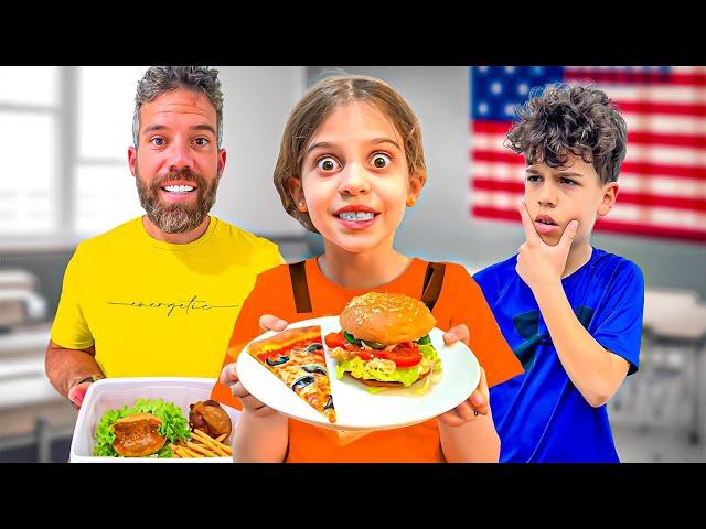 7 DÍAS COMIENDO SOLO COMIDA ESCOLAR de Estados Unidos|4PLUSONE