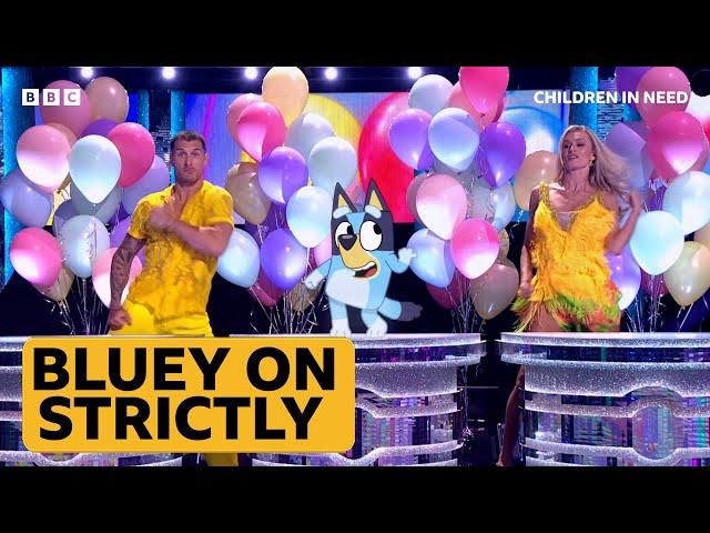 Bluey takes to the Strictly Dancefloor for Children in Need 