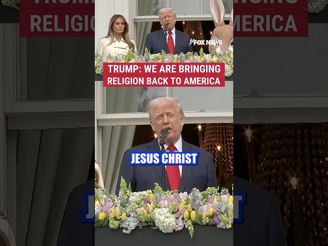 Trump delivers powerful Easter message highlighting the renewal of faith in America #foxnews #news