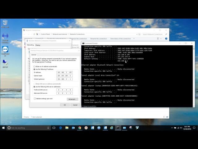 Set a Static IP Address on a Computer